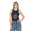 Mandala Racerback Tank Top - Colorful Geometric Design Tank Top - Blululi