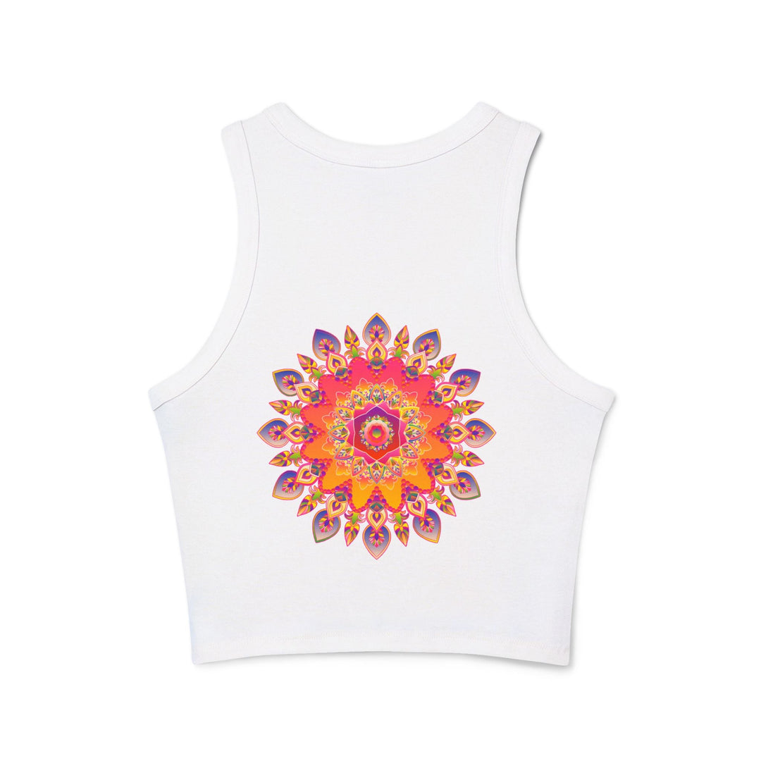 Mandala Racerback Tank Top - Colorful & Intricate Tank Top - Blululi