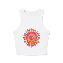 Mandala Racerback Tank Top - Colorful & Intricate Tank Top - Blululi