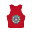 Mandala Racerback Tank Top - Colorful & Tranquil Tank Top - Blululi