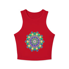 Mandala Racerback Tank Top - Colorful & Tranquil Tank Top - Blululi