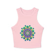 Mandala Racerback Tank Top - Colorful & Tranquil Tank Top - Blululi