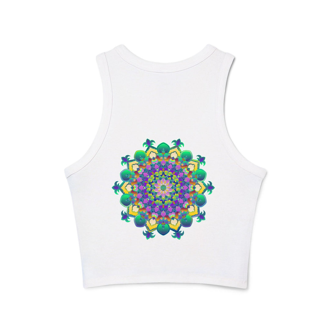 Mandala Racerback Tank Top - Colorful & Tranquil Tank Top - Blululi