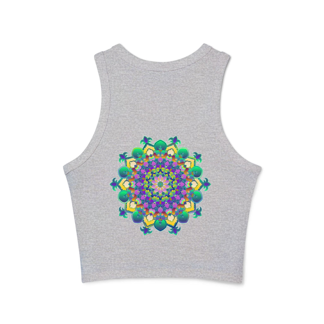 Mandala Racerback Tank Top - Colorful & Tranquil Tank Top - Blululi