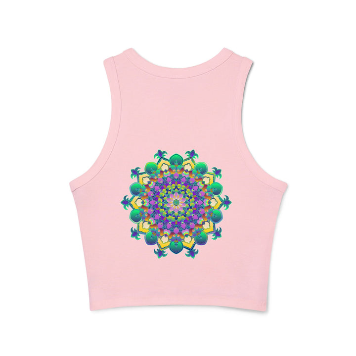 Mandala Racerback Tank Top - Colorful & Tranquil Tank Top - Blululi