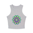 Mandala Racerback Tank Top - Colorful & Tranquil Tank Top - Blululi