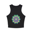 Mandala Racerback Tank Top - Colorful & Tranquil Tank Top - Blululi