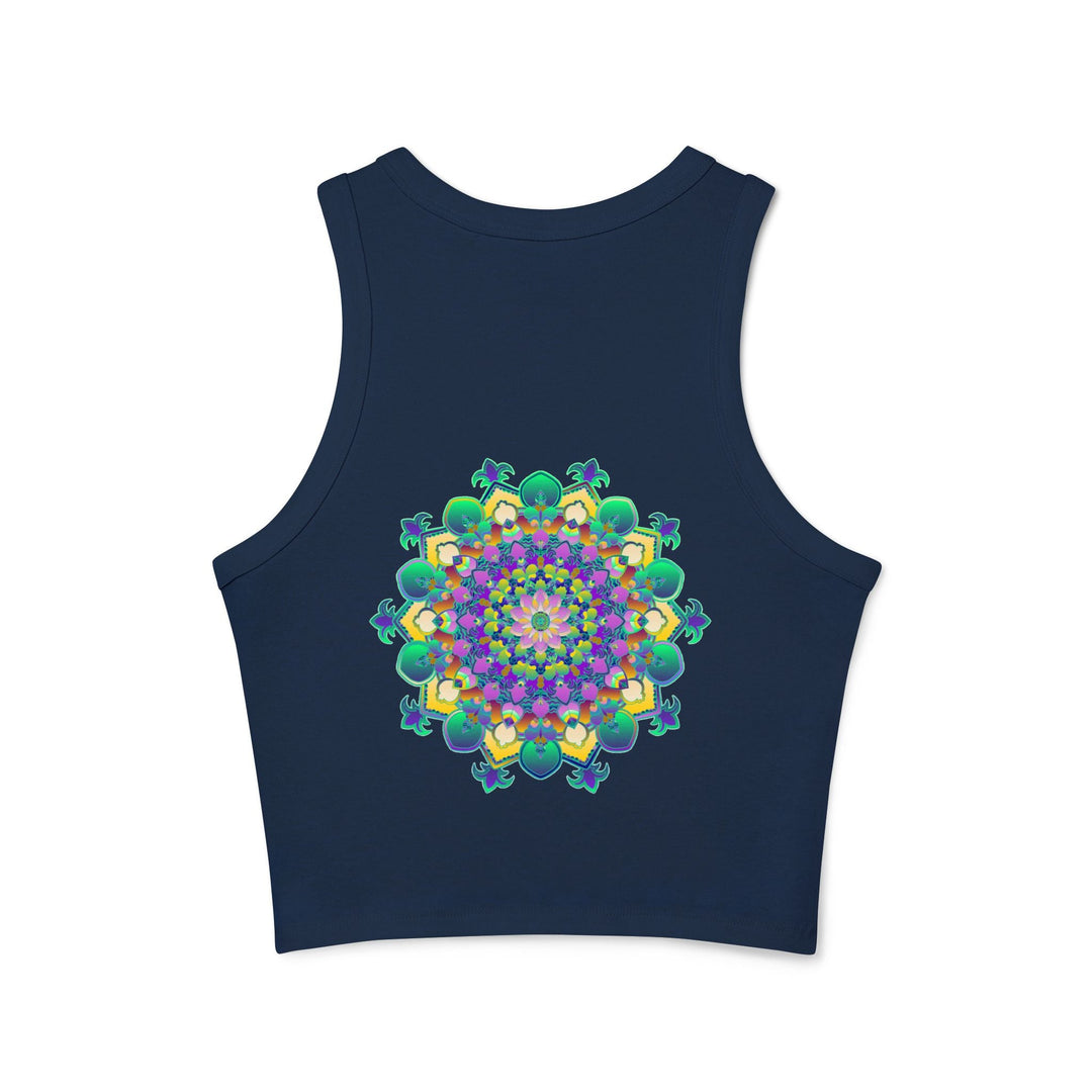 Mandala Racerback Tank Top - Colorful & Tranquil Tank Top - Blululi