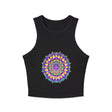 Mandala Racerback Tank Top - Spiritual & Vibrant Tank Top - Blululi