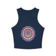 Mandala Racerback Tank Top - Spiritual & Vibrant Tank Top - Blululi