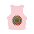 Mandala Racerback Tank Top - Yoga & Meditation Tank Top - Blululi