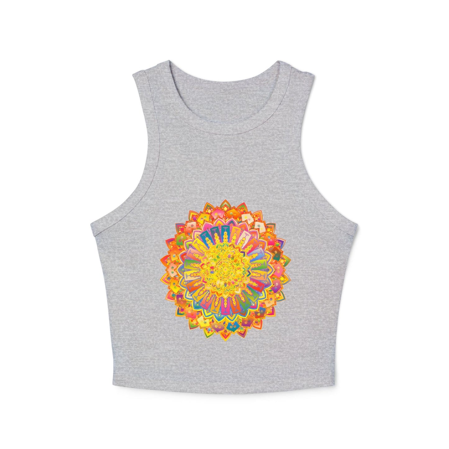 Mandala Racerback Tank Top - Yoga & Meditation Tank Top - Blululi