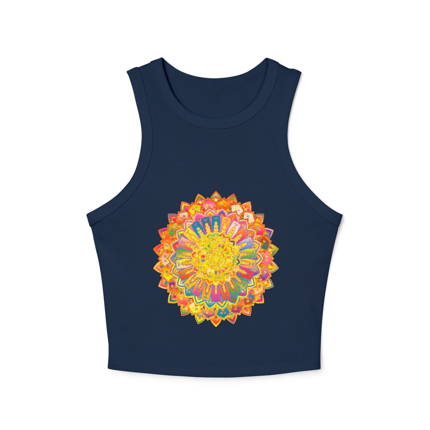 Mandala Racerback Tank Top - Yoga & Meditation Tank Top - Blululi