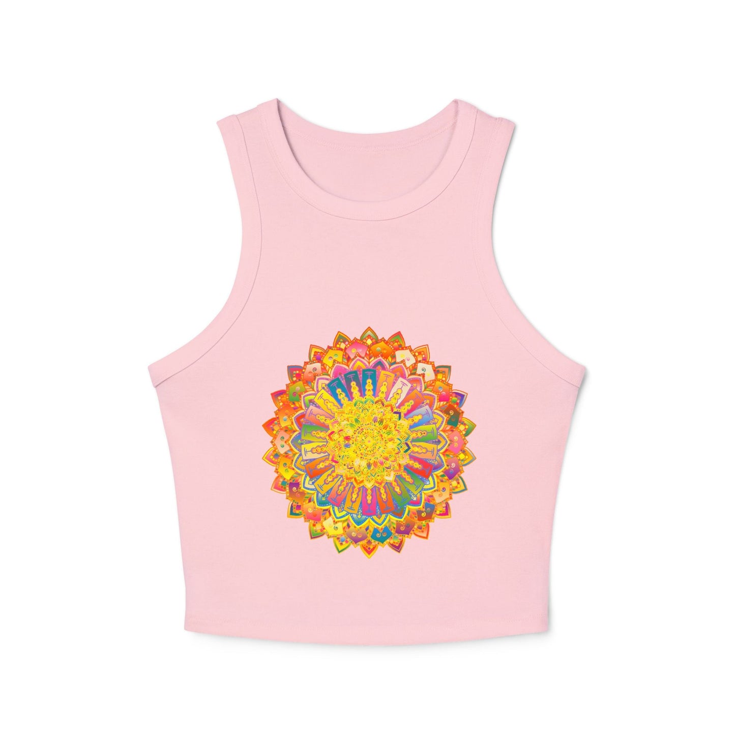 Mandala Racerback Tank Top - Yoga & Meditation Tank Top - Blululi