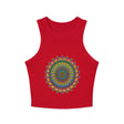 Mandala Racerback Tank Top - Yoga & Meditation Tank Top - Blululi