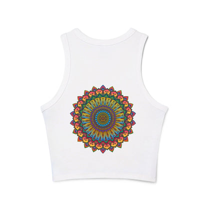 Mandala Racerback Tank Top - Yoga & Meditation Tank Top - Blululi