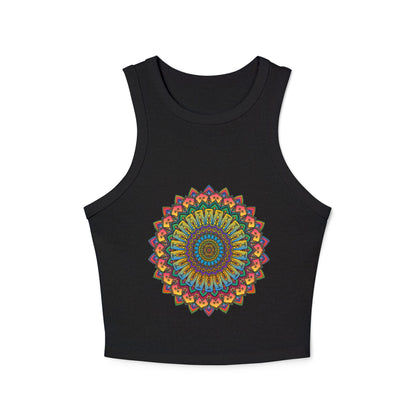 Mandala Racerback Tank Top - Yoga & Meditation Tank Top - Blululi