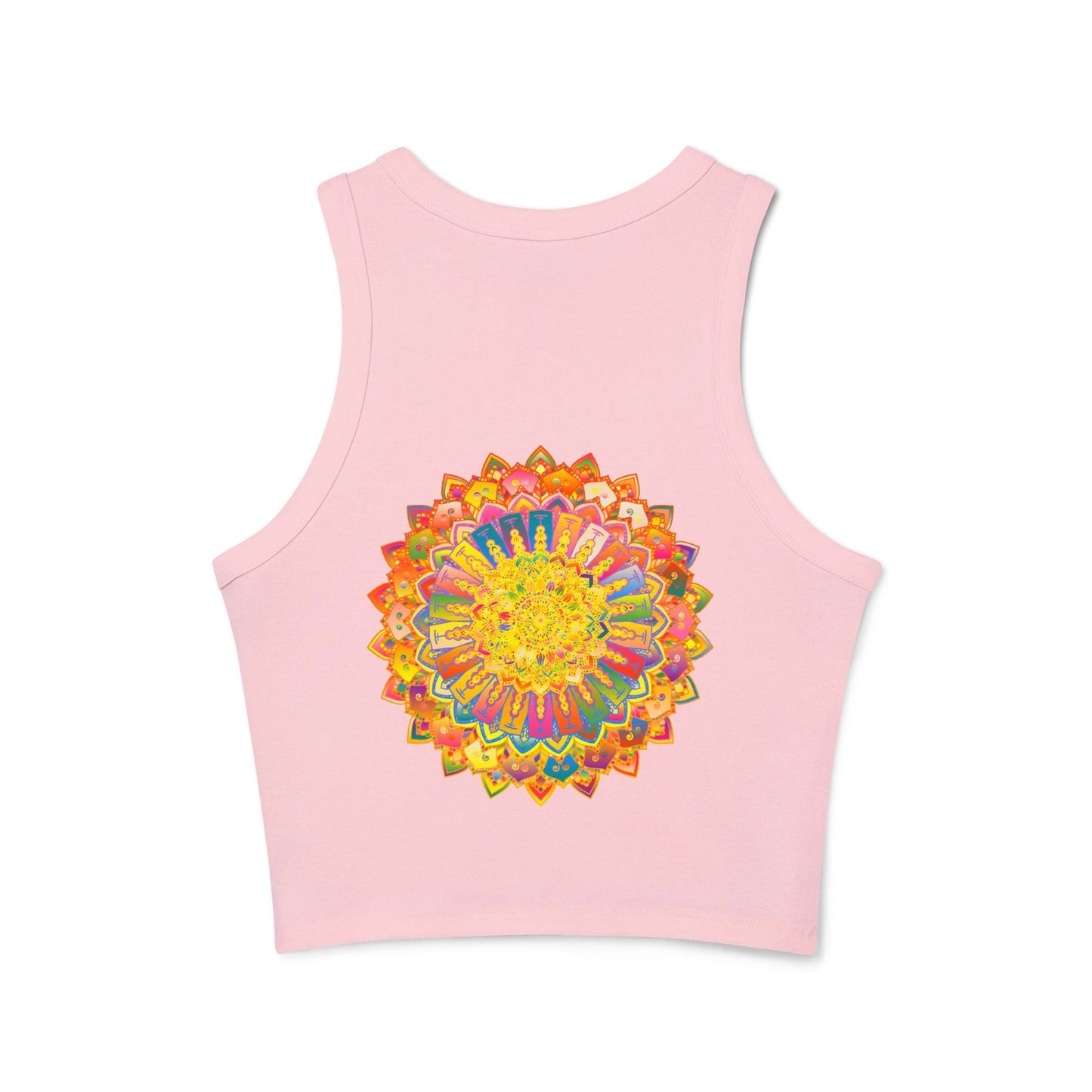 Mandala Racerback Tank Top - Yoga & Meditation Tank Top - Blululi