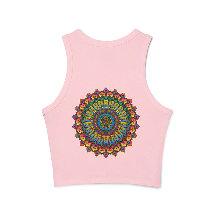 Mandala Racerback Tank Top - Yoga & Meditation Tank Top - Blululi