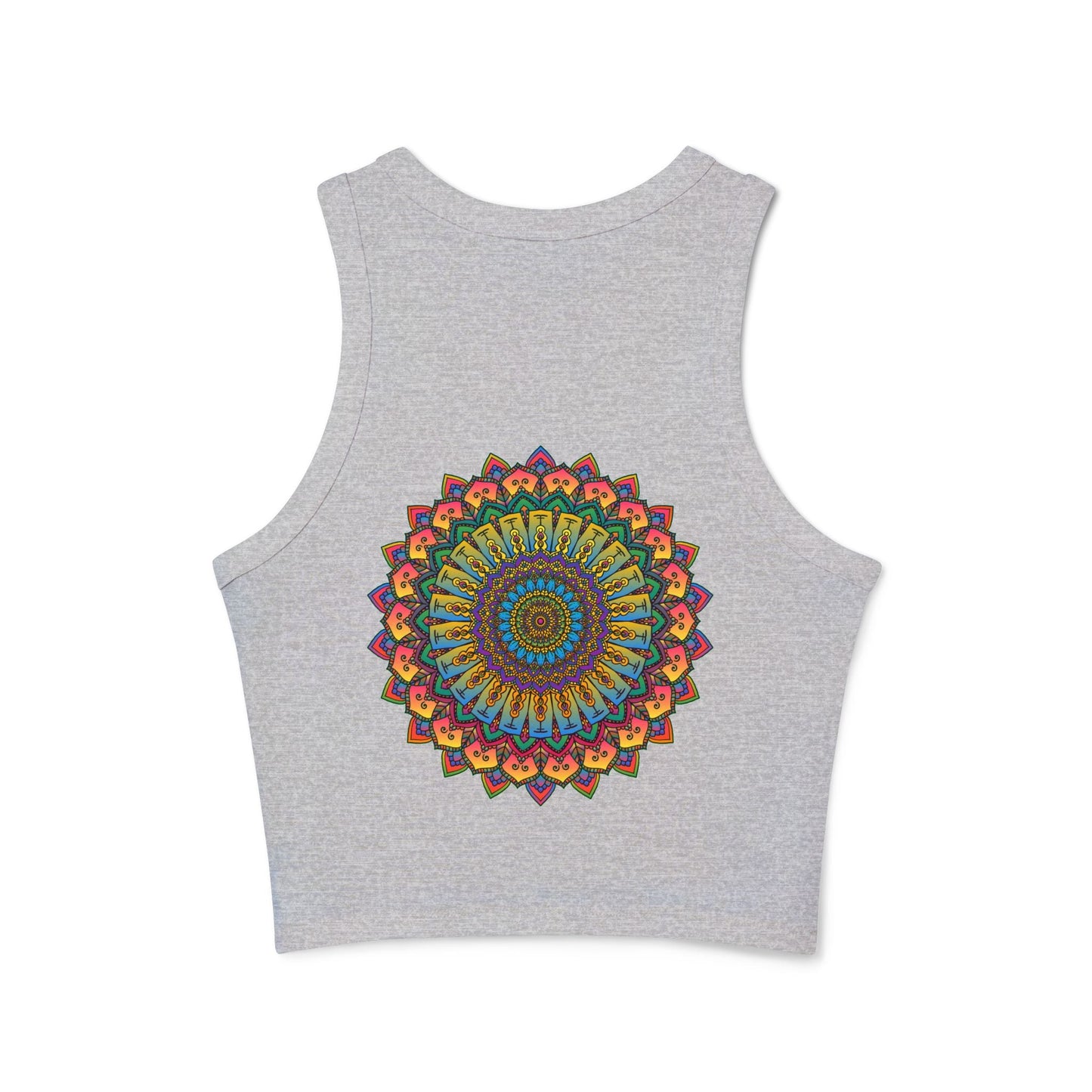 Mandala Racerback Tank Top - Yoga & Meditation Tank Top - Blululi