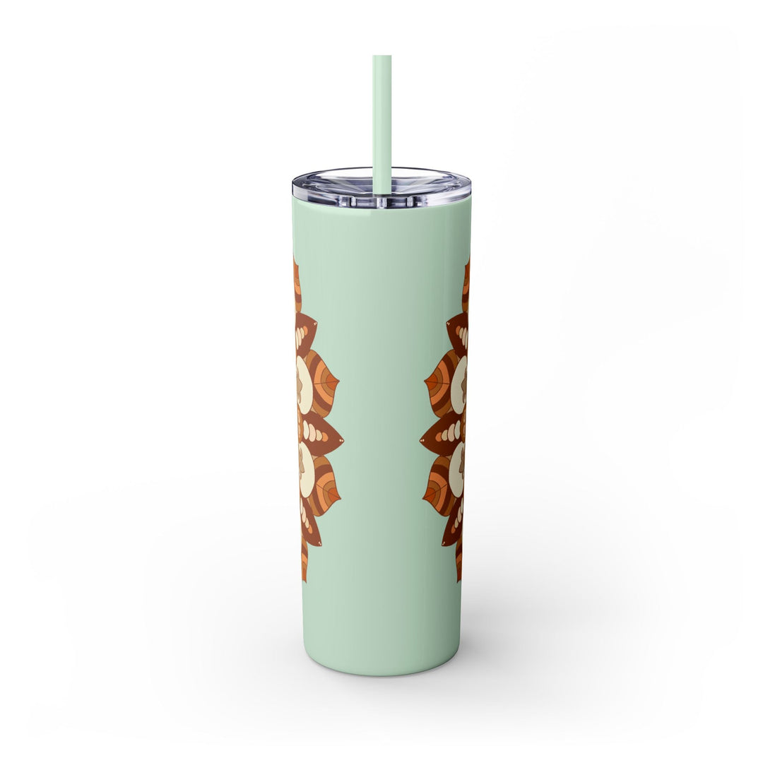 Mandala Skinny Tumbler - 20oz - Hot/Cold Mug - Blululi