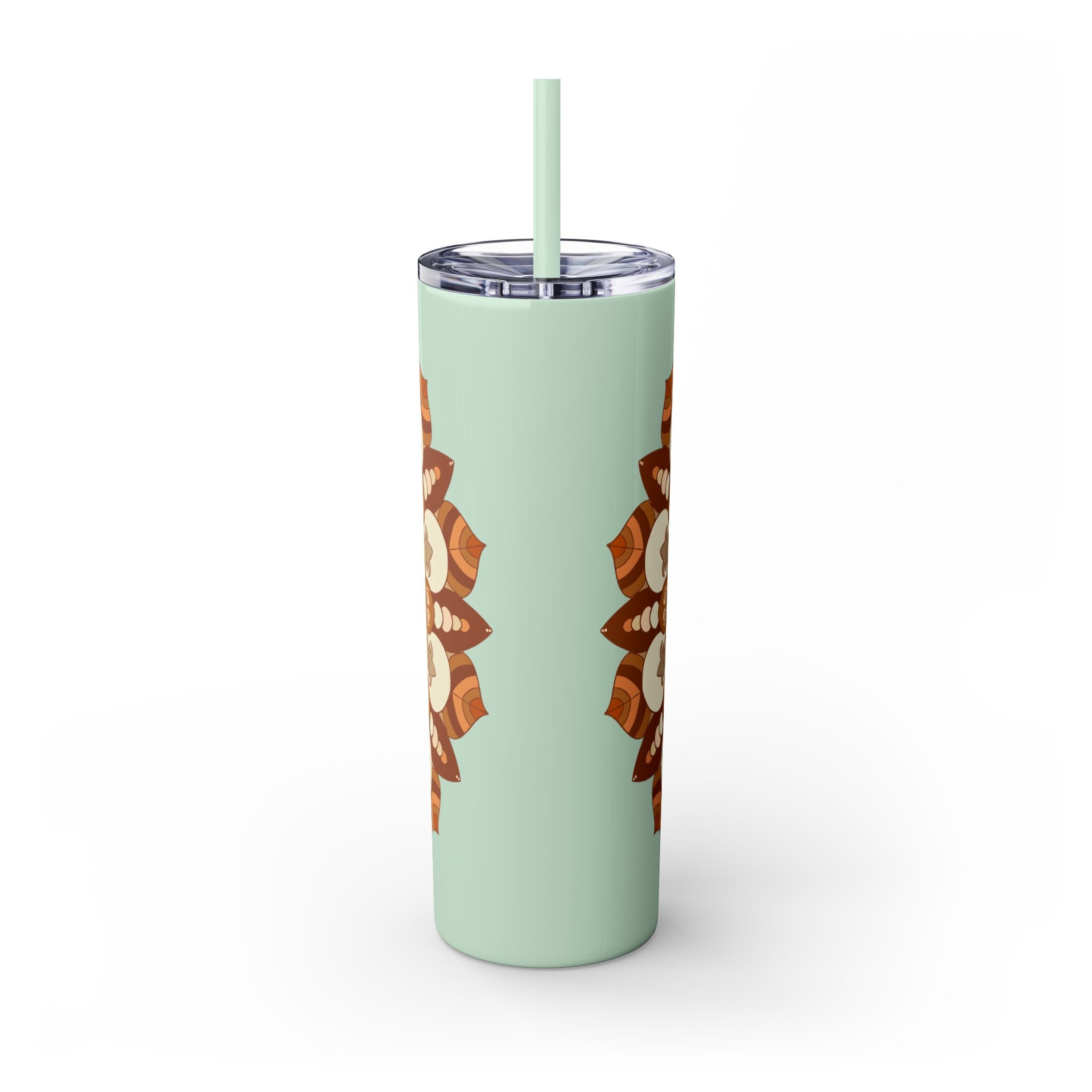 Mandala Skinny Tumbler - 20oz - Hot/Cold Mug - Blululi