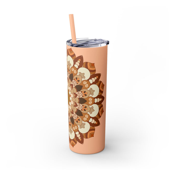 Mandala Skinny Tumbler - 20oz - Hot/Cold Mug - Blululi