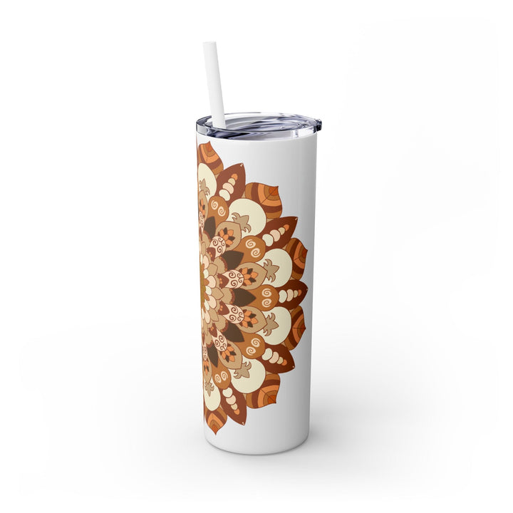 Mandala Skinny Tumbler - 20oz - Hot/Cold Mug - Blululi