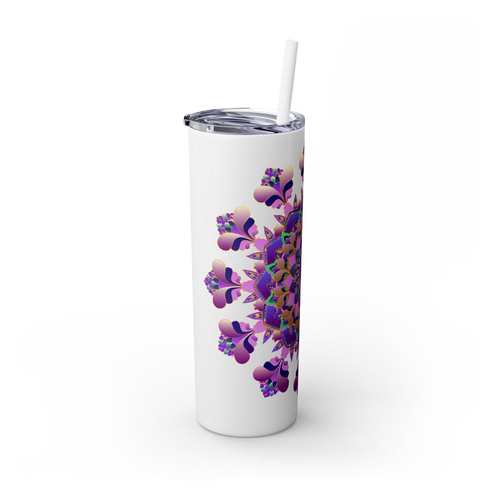 Mandala Skinny Tumbler - Hot & Cold Drinks Mug - Blululi