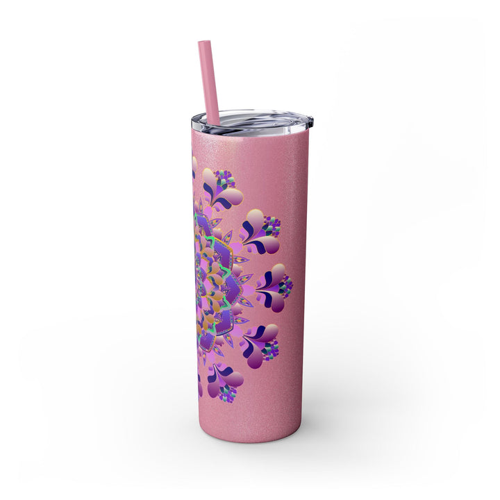 Mandala Skinny Tumbler - Hot & Cold Drinks Mug - Blululi