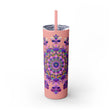 Mandala Skinny Tumbler - Hot & Cold Drinks Mug - Blululi