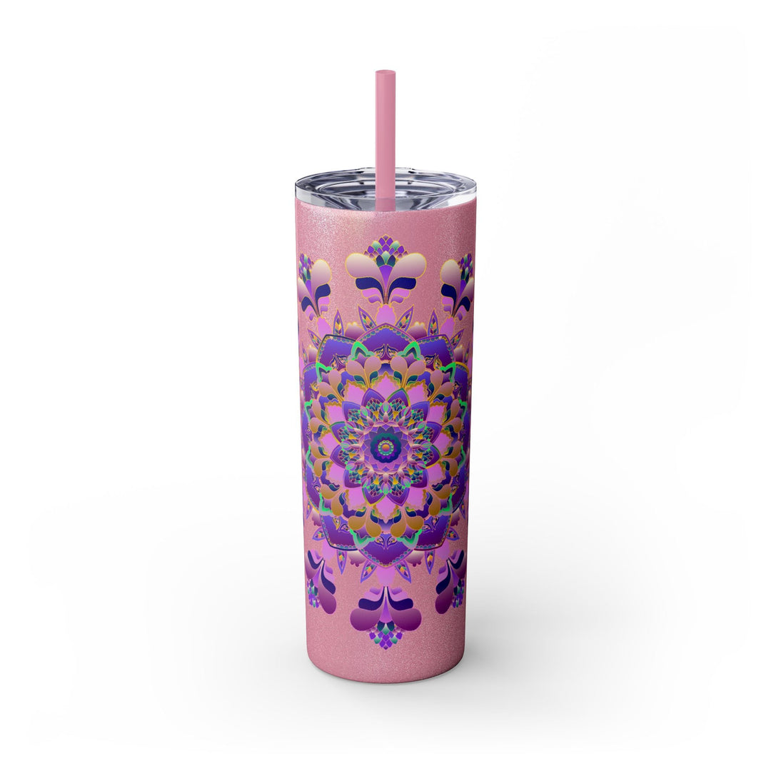 Mandala Skinny Tumbler - Hot & Cold Drinks Mug - Blululi