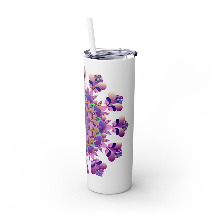 Mandala Skinny Tumbler - Hot & Cold Drinks Mug - Blululi