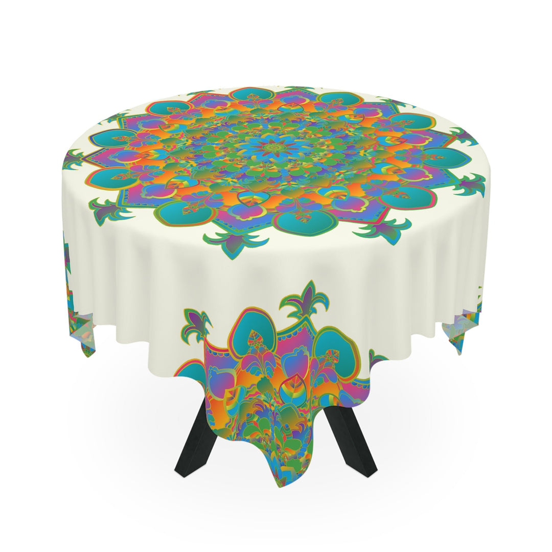 Mandala Tablecloth - Colorful & Intricate Design Home Decor - Blululi