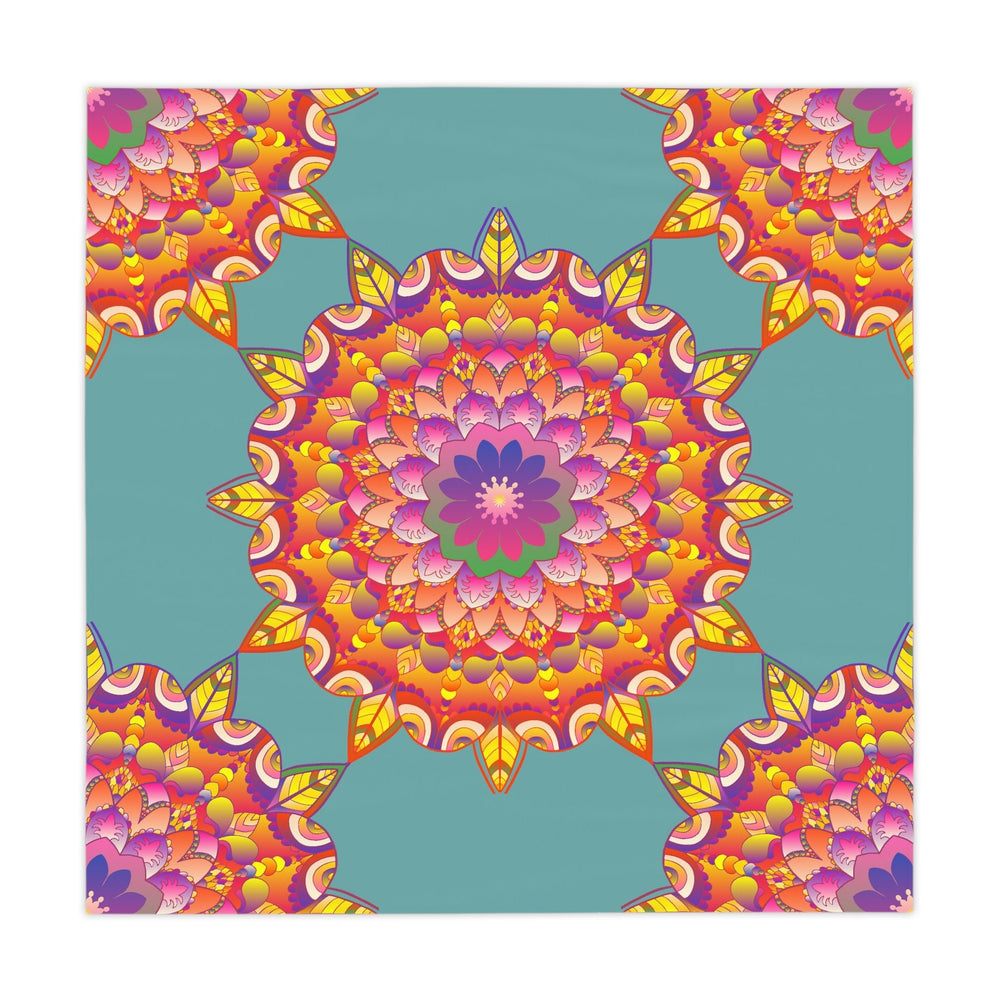 Mandala Tablecloth - Intricate Floral Design Home Decor - Blululi