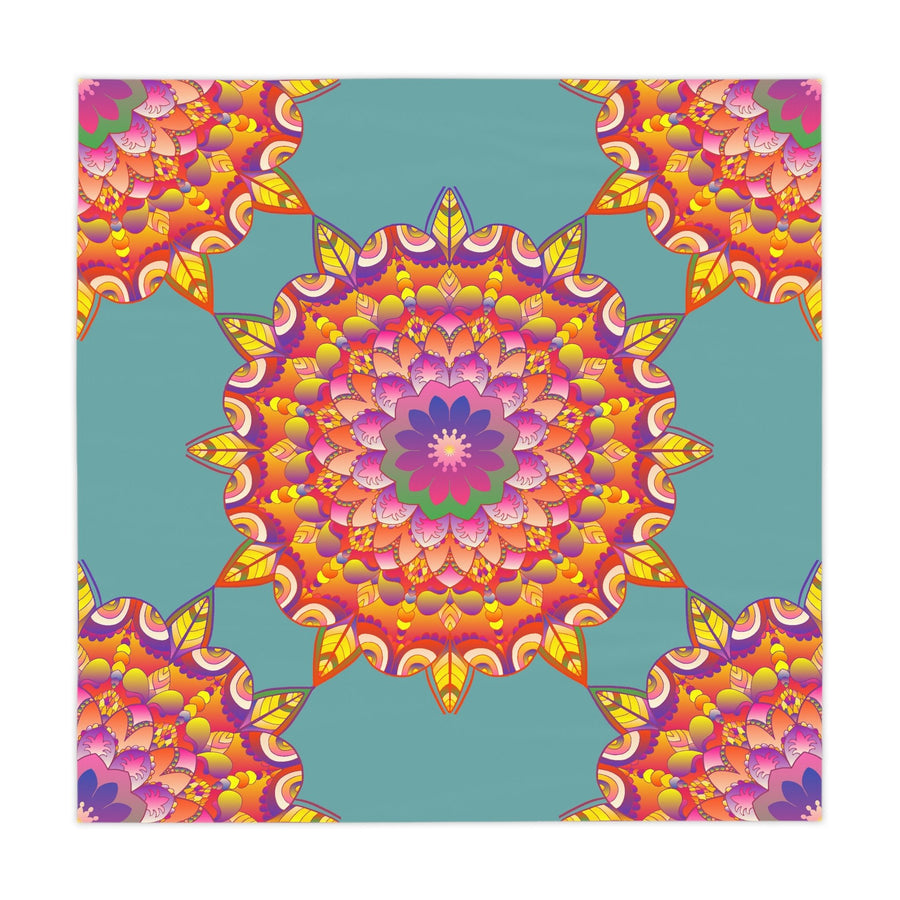Mandala Tablecloth - Intricate Floral Design Home Decor - Blululi