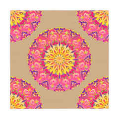 Mandala Tablecloth - Vibrant Floral Design Home Decor - Blululi