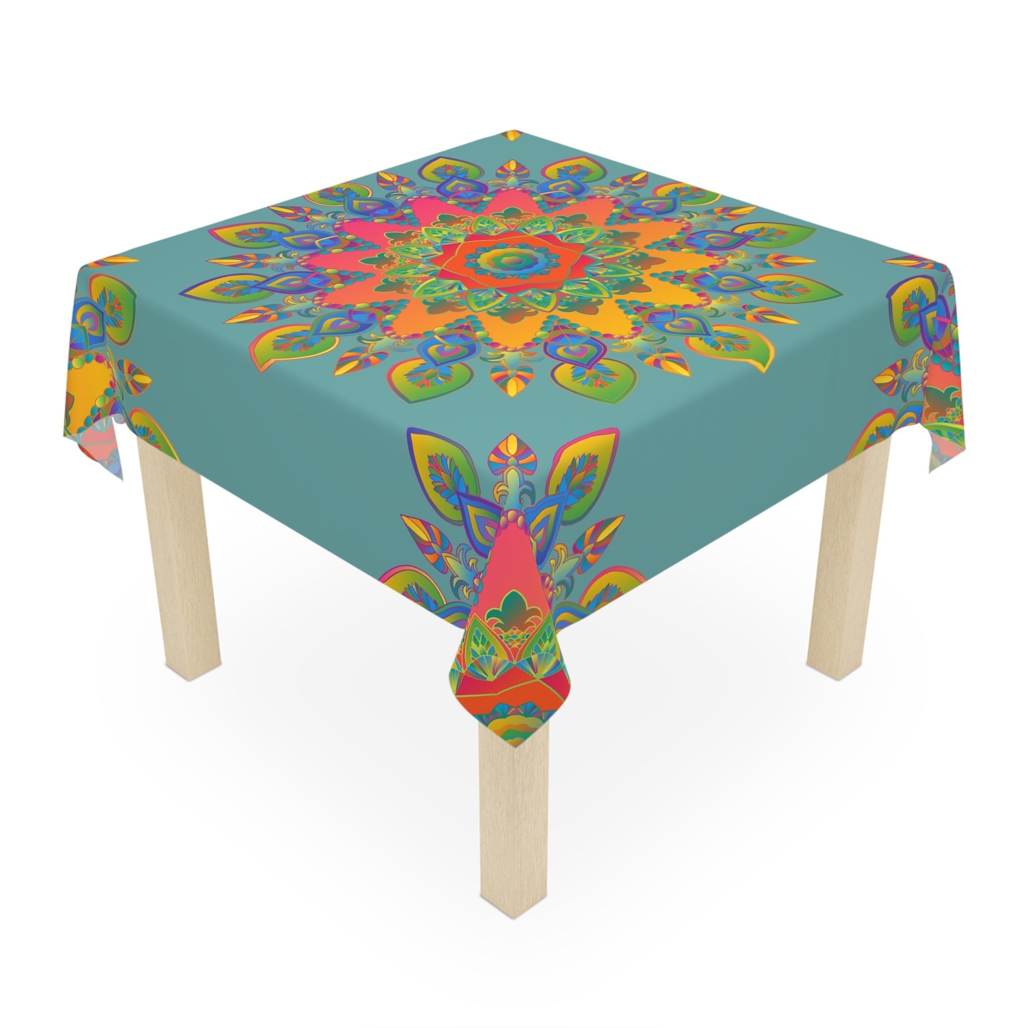 Mandala Tablecloth - Vibrant & Intricate Home Decor - Blululi