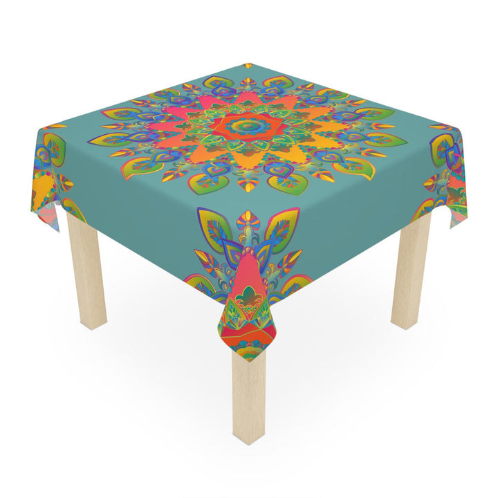 Mandala Tablecloth - Vibrant & Intricate Home Decor - Blululi