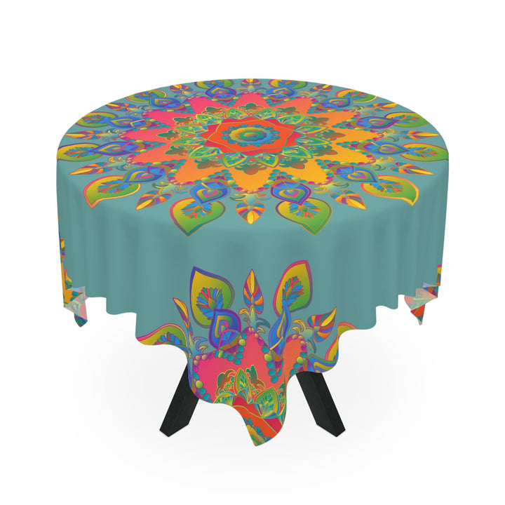 Mandala Tablecloth - Vibrant & Intricate Home Decor - Blululi