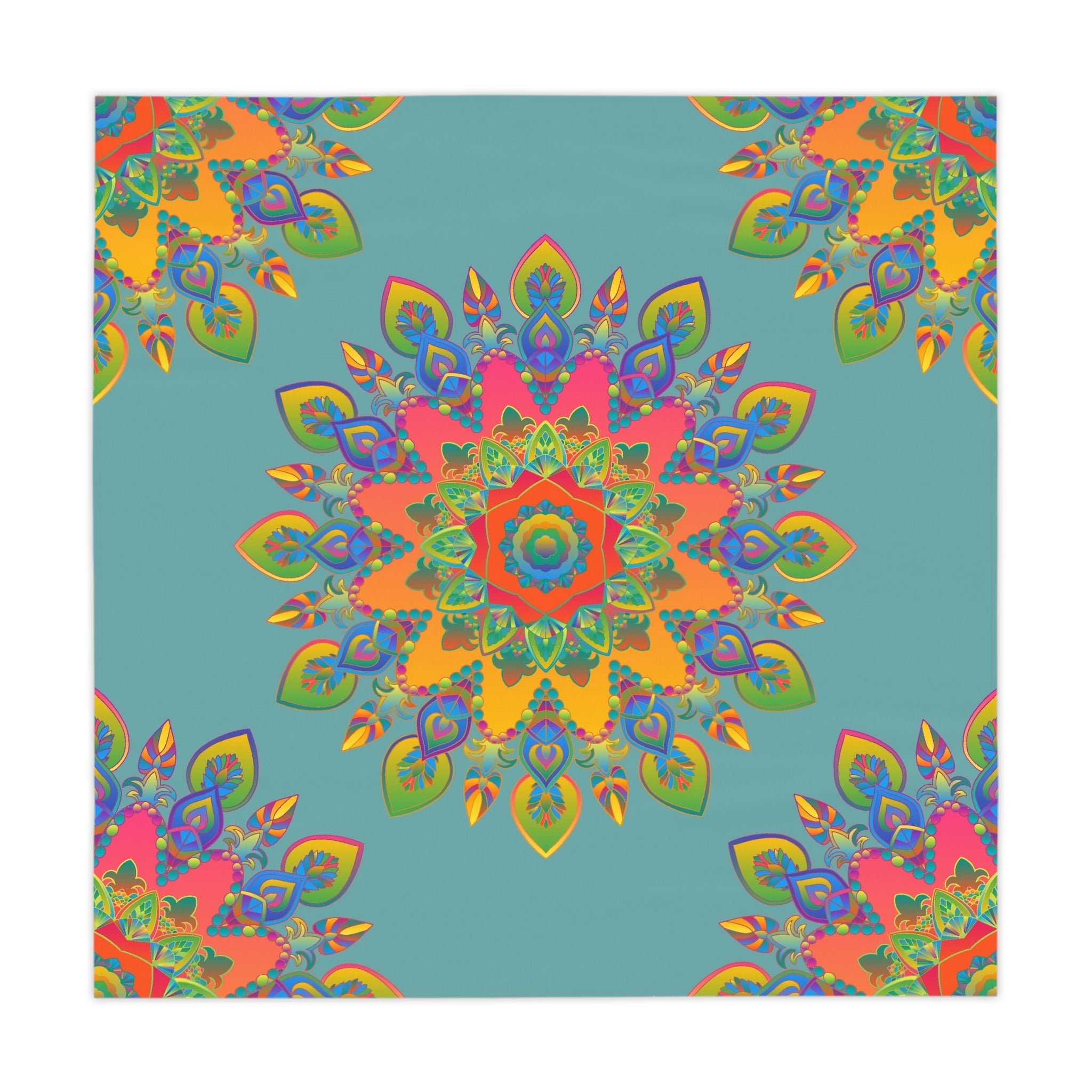 Mandala Tablecloth - Vibrant & Intricate Home Decor - Blululi