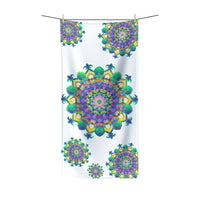 Mandala Tapestry Towel - Spiritual Bath Decor Home Decor - Blululi