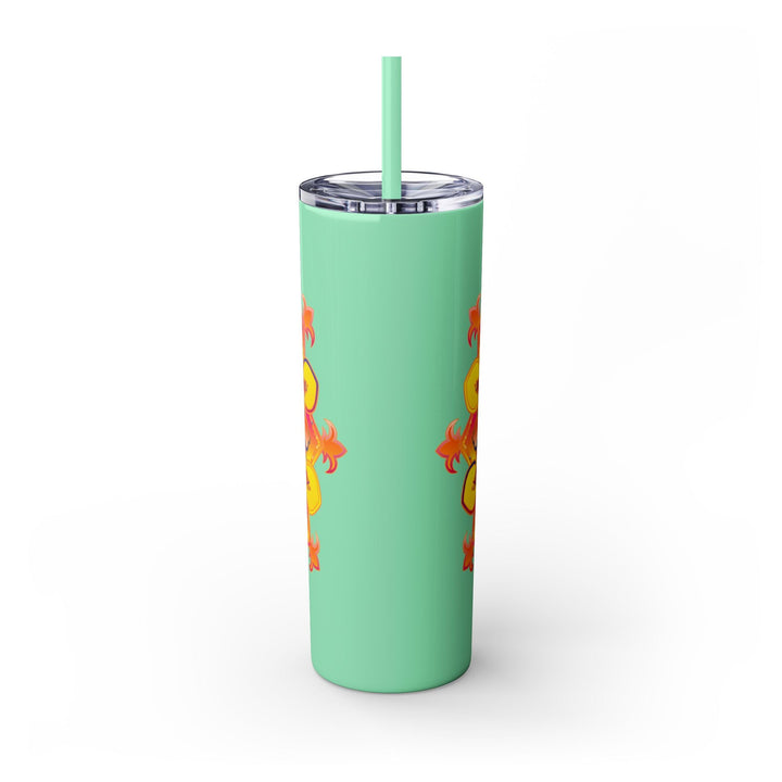 Mandala Tumbler - Colorful, 20oz Skinny, Hot/Cold Mug - Blululi