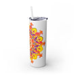 Mandala Tumbler - Colorful, 20oz Skinny, Hot/Cold Mug - Blululi
