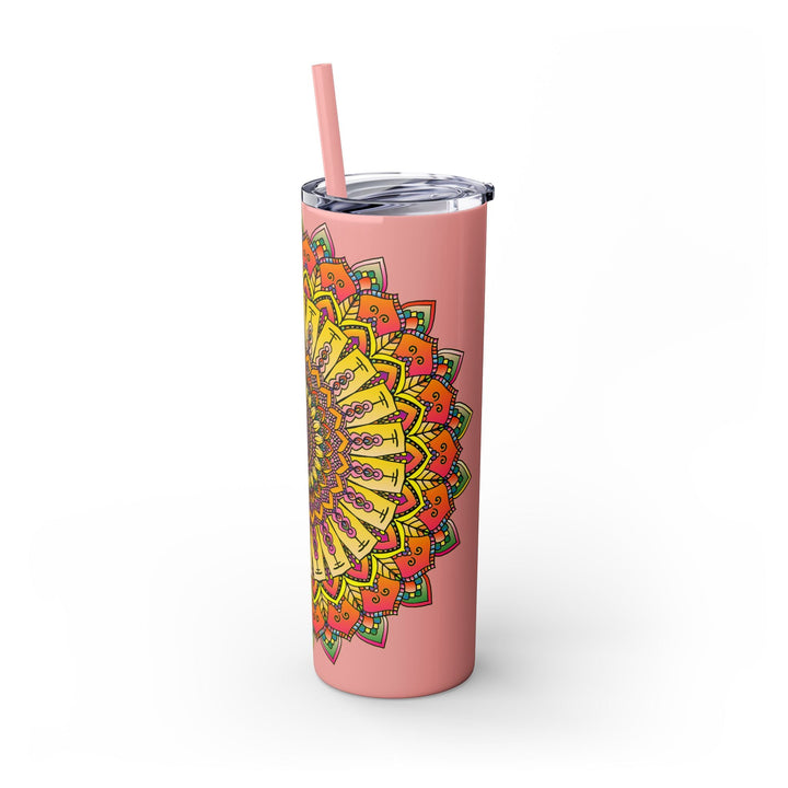 Mandala Tumbler - Colorful Art | Hot/Cold 20oz Mug - Blululi