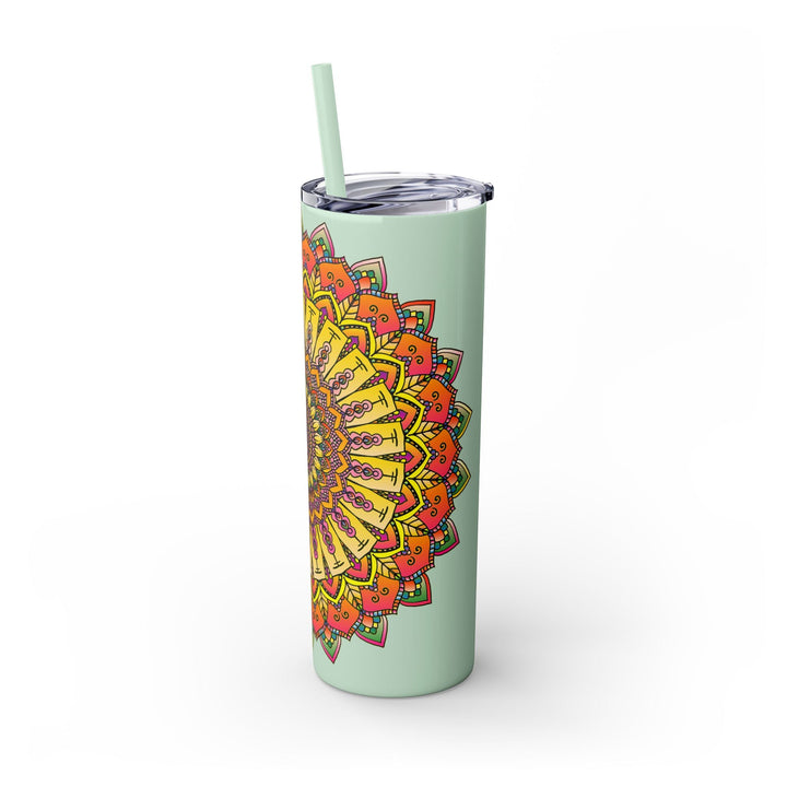 Mandala Tumbler - Colorful Art | Hot/Cold 20oz Mug - Blululi