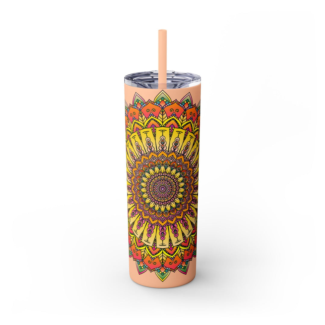 Mandala Tumbler - Colorful Art | Hot/Cold 20oz Mug - Blululi