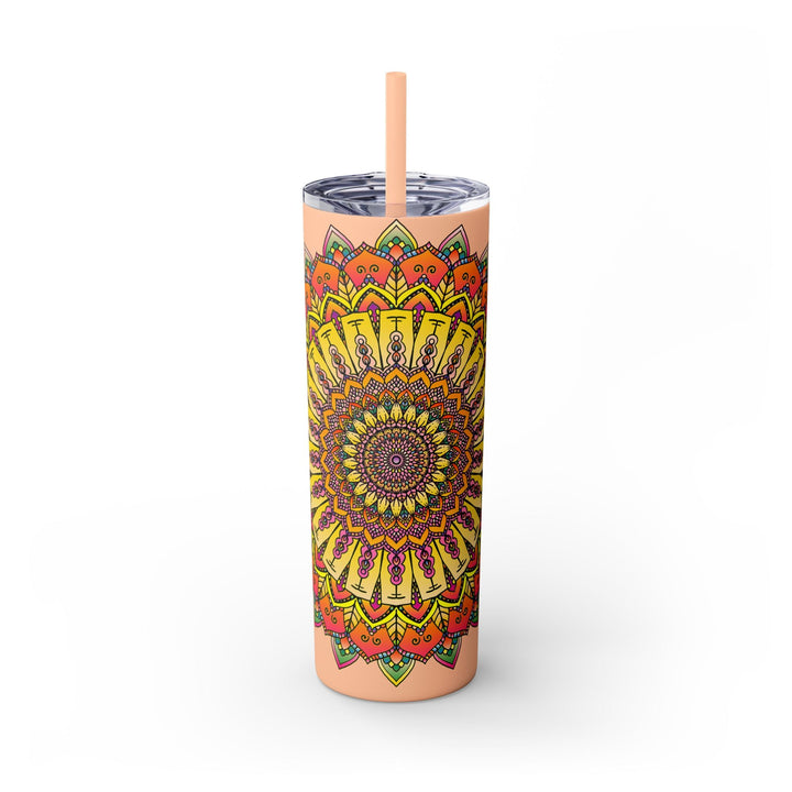 Mandala Tumbler - Colorful Art | Hot/Cold 20oz Mug - Blululi