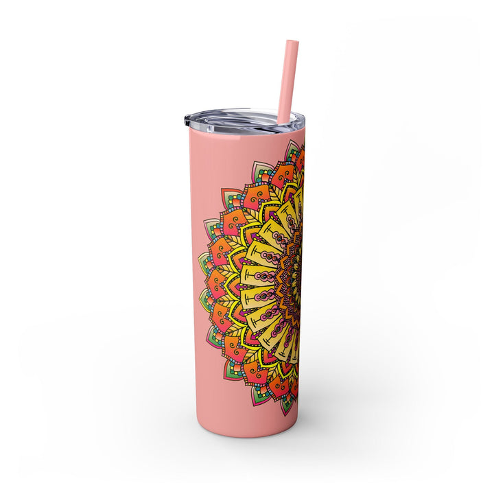 Mandala Tumbler - Colorful Art | Hot/Cold 20oz Mug - Blululi