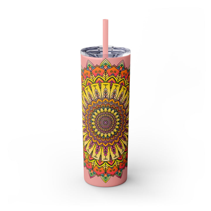 Mandala Tumbler - Colorful Art | Hot/Cold 20oz Mug - Blululi